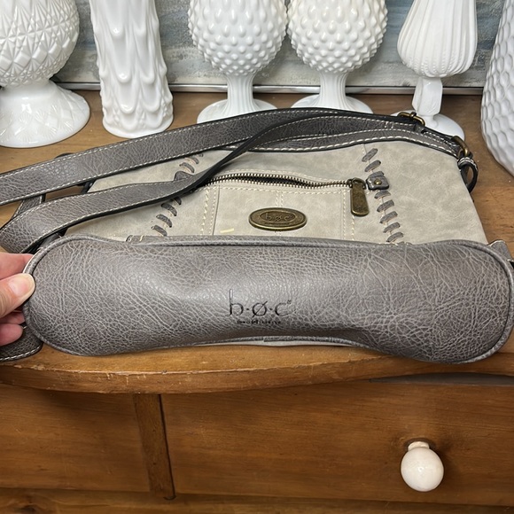 B.O.C. Grey on grey boho purse - Picture 13 of 13